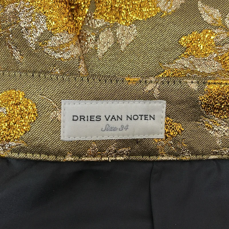 DRIES VAN NOTEN / ドリスヴァンノッテン | 2023AW | POUMAS 7386 W.W.PANTS エンブロイダリー パンツ | 34 | レディース