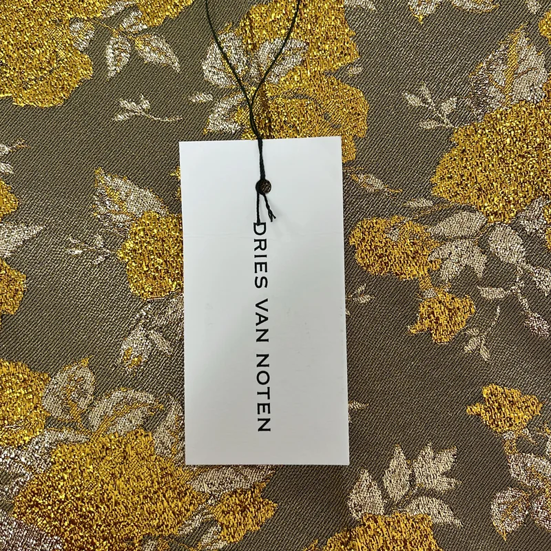 DRIES VAN NOTEN / ドリスヴァンノッテン | 2023AW | POUMAS 7386 W.W.PANTS エンブロイダリー パンツ | 34 | レディース