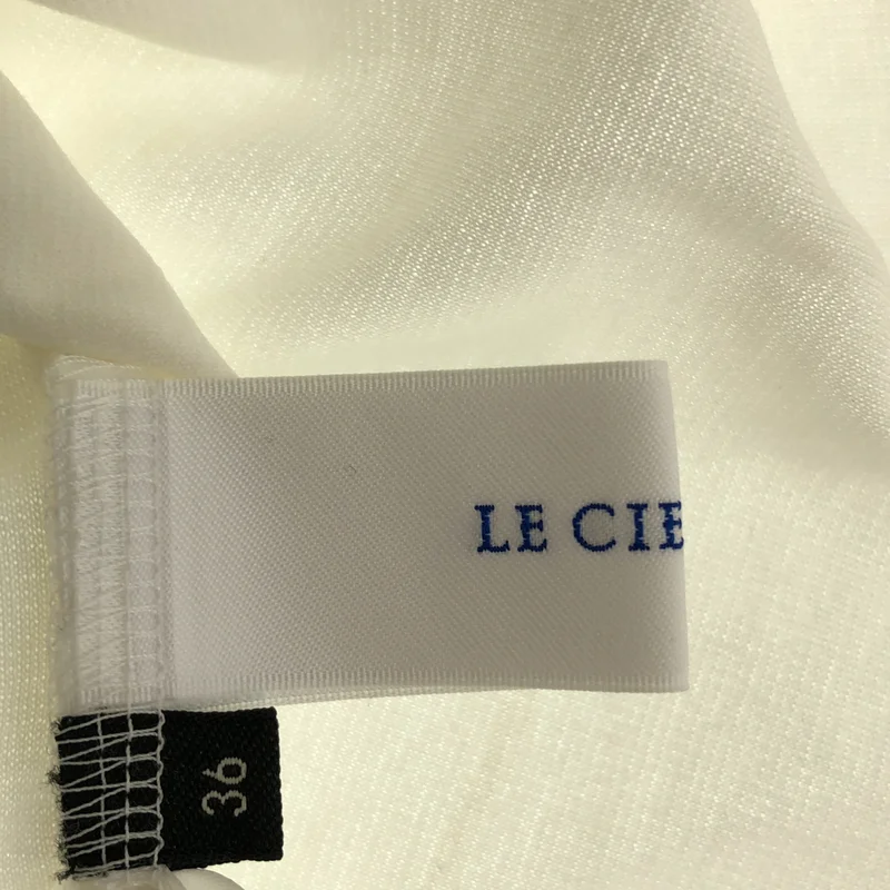 LE CIEL BLEU / ルシェルブルー | Paneled Scarf Tops スカーフドッキング ノースリーブトップス | 36 | レディース