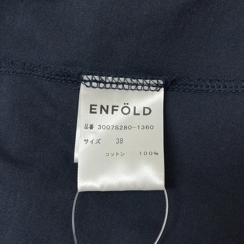 ENFOLD / エンフォルド | アシンメトリー クルーネック カットソー | 38 | レディース