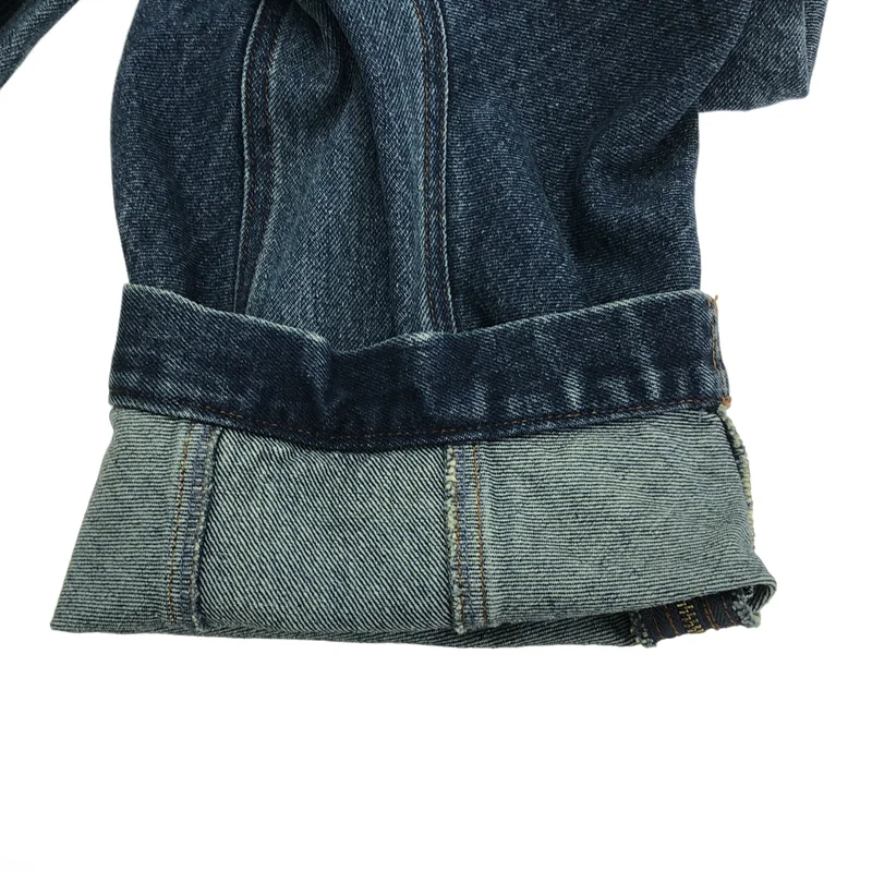 POOLDE / プールデ | 2026SS | LIQUID DENIM PANTS 裾ジップ デニムパンツ | L | レディース