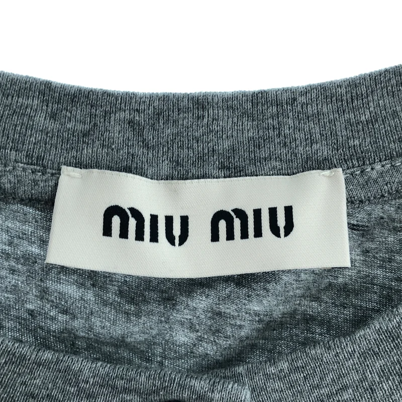 miu miu / ミュウミュウ | 2025 | コットンジャージー ヘンリーシャツ | XS | レディース