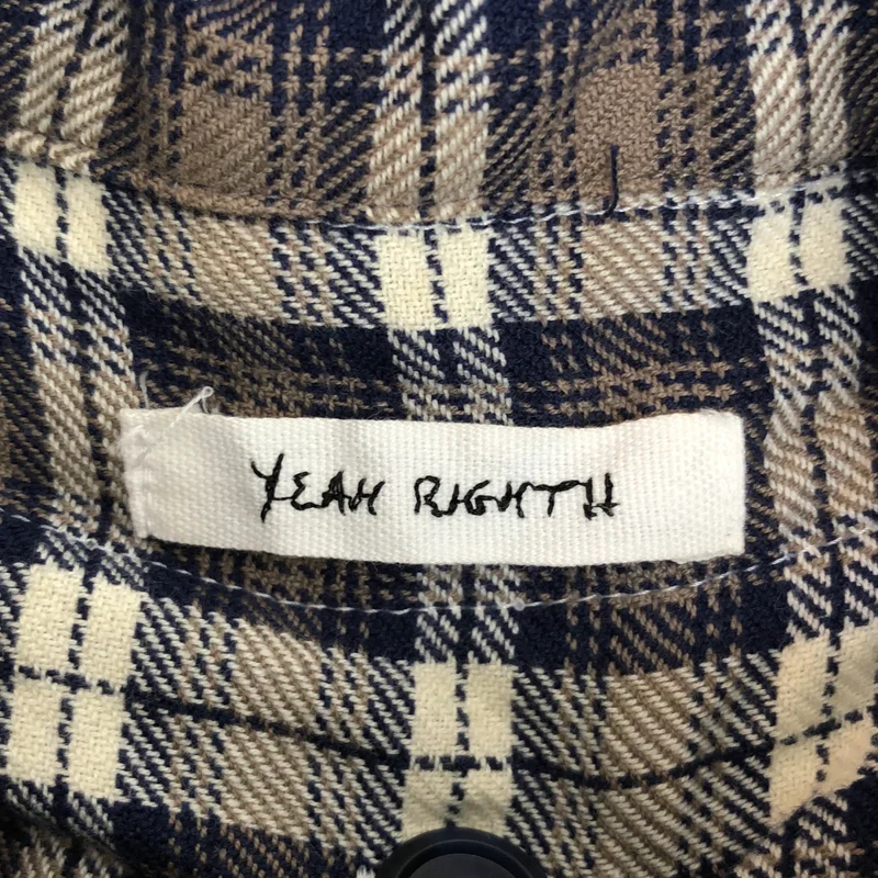 YEAH RIGHT!! / イエーライト | チェック レイヤード  フーデッドコート | MEDIUM | メンズ