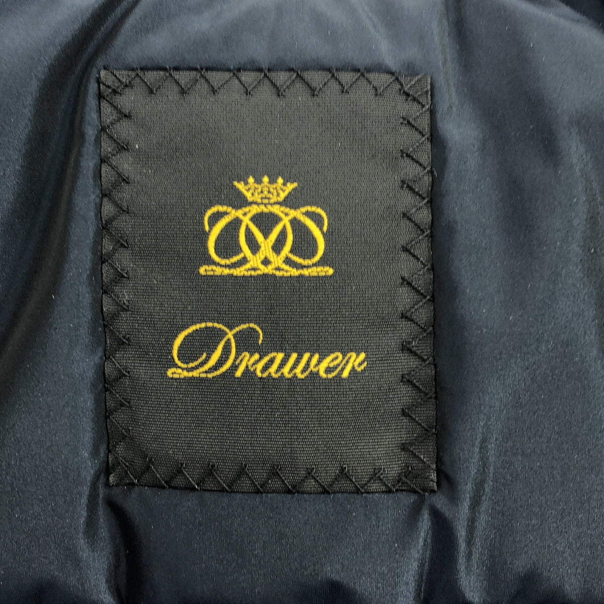 【美品】  Drawer / ドゥロワー | FALL2 中綿 ボア ベスト | F | ネイビー | レディース 美品】 Drawer / ドゥロワー | FALL2 中綿 ボア ベスト | F | ネイビー