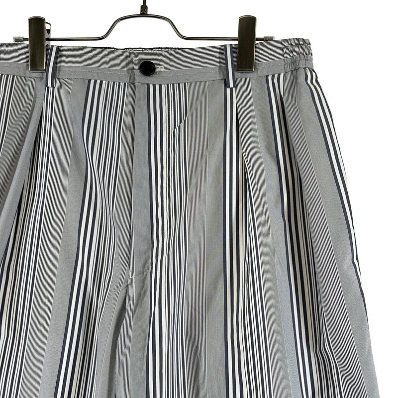 N.HOOLYWOOD / エヌハリウッド | 2TUCK TROUSERS ストライプ 2タック パンツ | 40 | メンズ