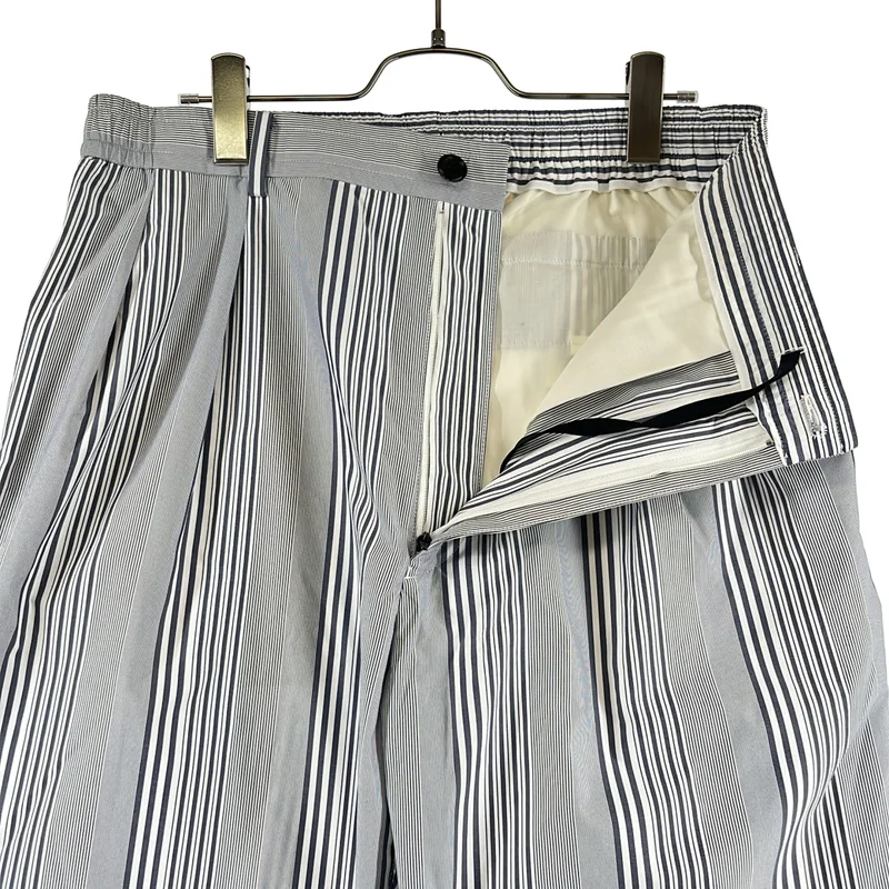 N.HOOLYWOOD / エヌハリウッド | 2TUCK TROUSERS ストライプ 2タック パンツ | 40 | メンズ
