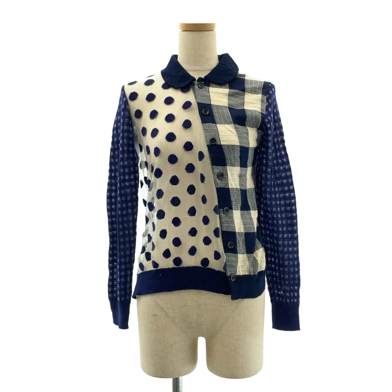 【トリココムデギャルソン】アシンメトリーブラウス tricot COMME des GARCONS / トリココムデギャルソン | 総柄 変形