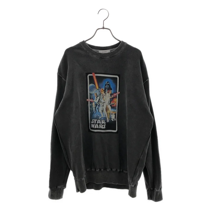 AMERI / アメリ | STARWARS BLACK SWEAT / スターウォーズ オーバースウェット | F | レディース