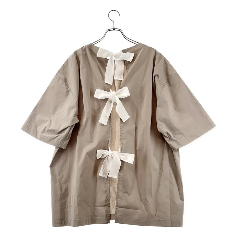 The Garment / ザガーメント | バックリボン カットソー ブラウス | OS | レディース