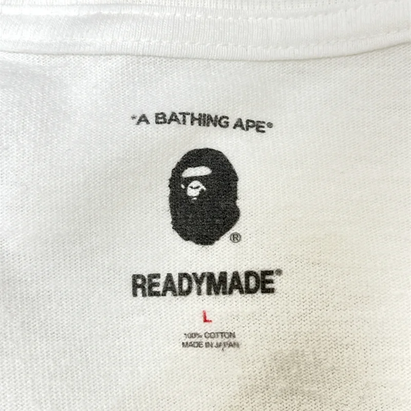 A BATHING APE / アベイシングエイプ | ×READY MADE / ロゴ プリント Tシャツ | L | メンズ