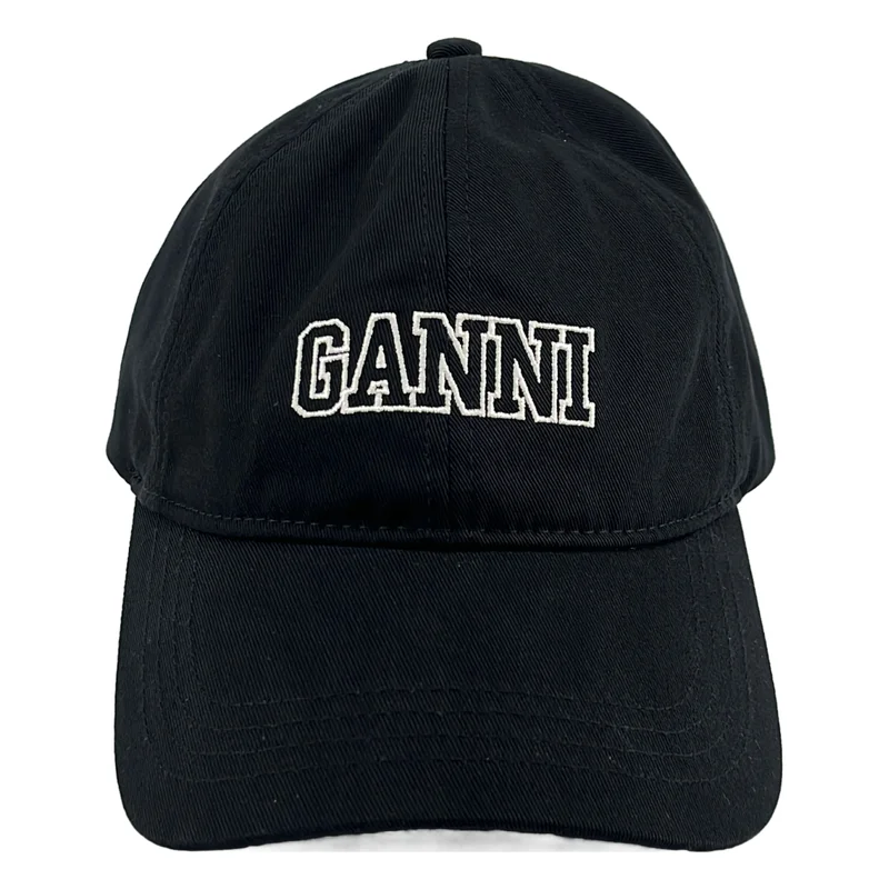 Ganni / ガニー | ロゴ ベースボール キャップ | F | その他