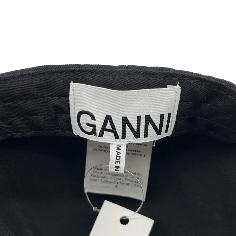 Ganni / ガニー | ロゴ ベースボール キャップ | F | その他