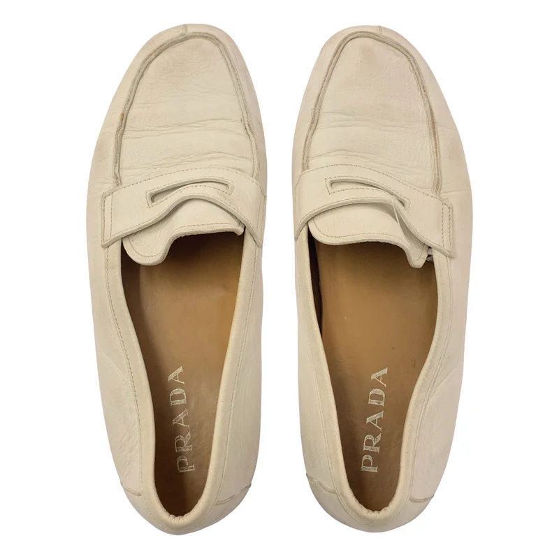 PRADA / プラダ | レザー コインローファ | 8 1/2 | メンズ