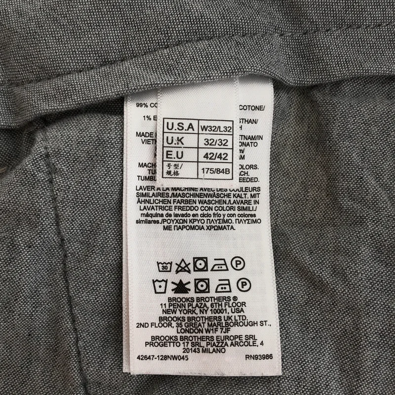 BROOKS BROTHERS / ブルックスブラザーズ | 8-Waleコーデュロイ プレーンフロントパンツ | 32 | メンズ