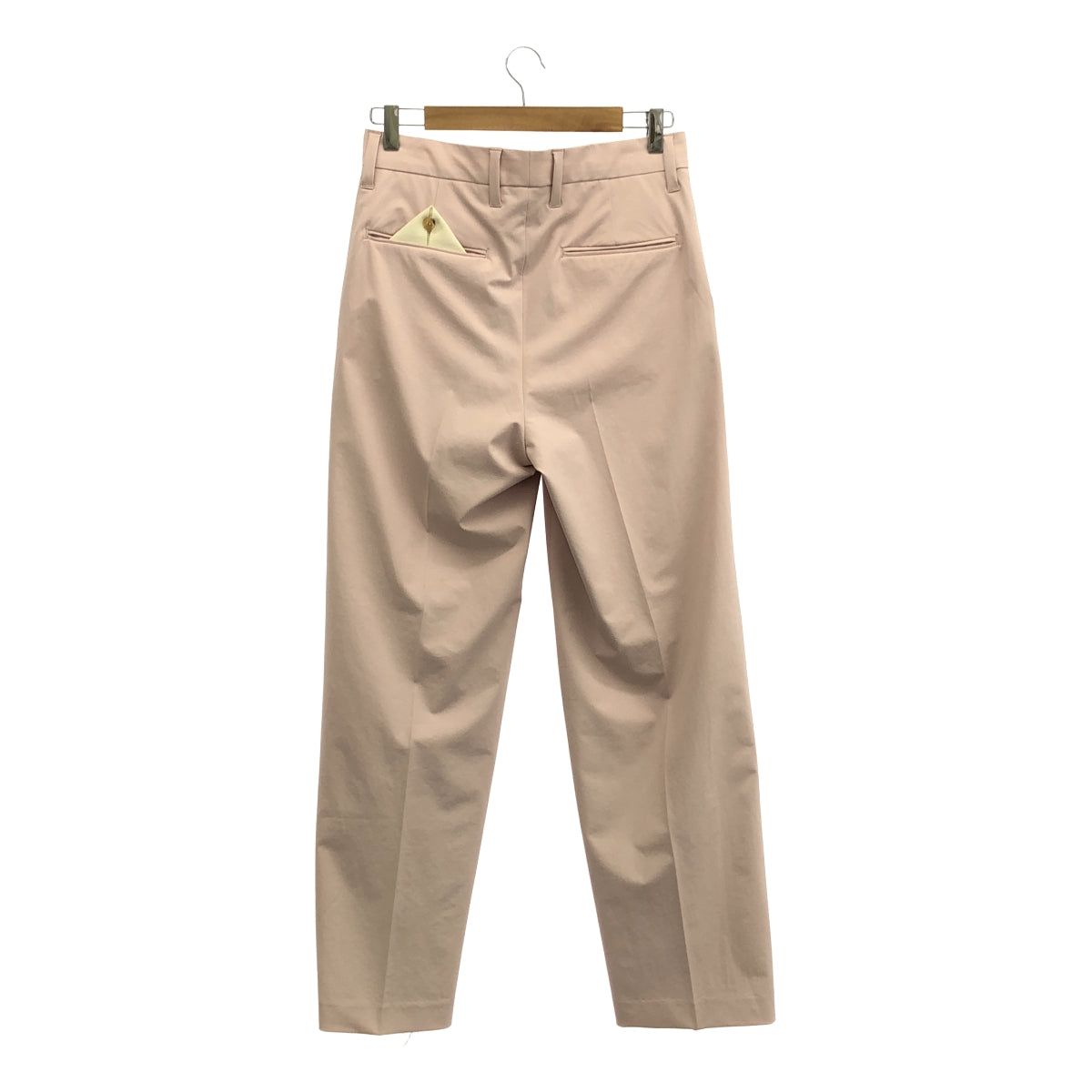 Midorikawa ストレートスラックス Midorikawa ONE TUCK SLACKS(Black)｜ミドリカワ スラックス