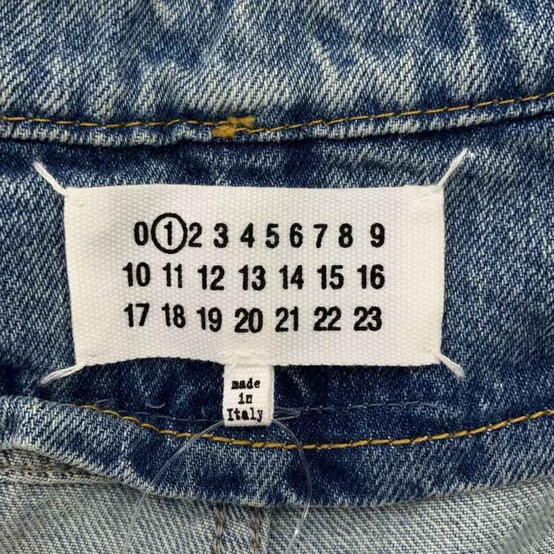 Maison Margiela / メゾンマルジェラ | 2022SS | BIAS CUT WIDE FLARE DENIM PANTS / ヴィンテージ加工 変形 ワイドフレア デニムパンツ | 38 | レディース