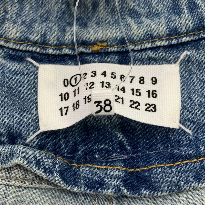 Maison Margiela / メゾンマルジェラ | 2022SS | BIAS CUT WIDE FLARE DENIM PANTS / ヴィンテージ加工 変形 ワイドフレア デニムパンツ | 38 | レディース