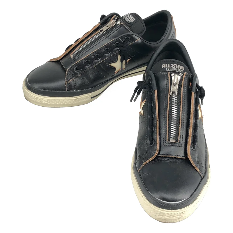 SCHOTT / ショット | × CONVERSE / ONE STAR Z / ワンスター レザー フロントジップ ローカットスニーカー | 29 | メンズ