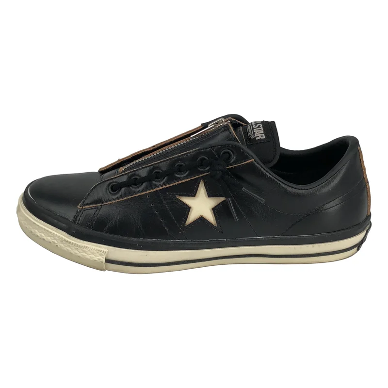 SCHOTT / ショット | × CONVERSE / ONE STAR Z / ワンスター レザー フロントジップ ローカットスニーカー | 29 | メンズ