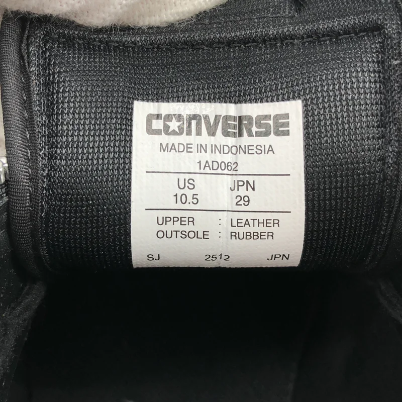 SCHOTT / ショット | × CONVERSE / ONE STAR Z / ワンスター レザー フロントジップ ローカットスニーカー | 29 | メンズ