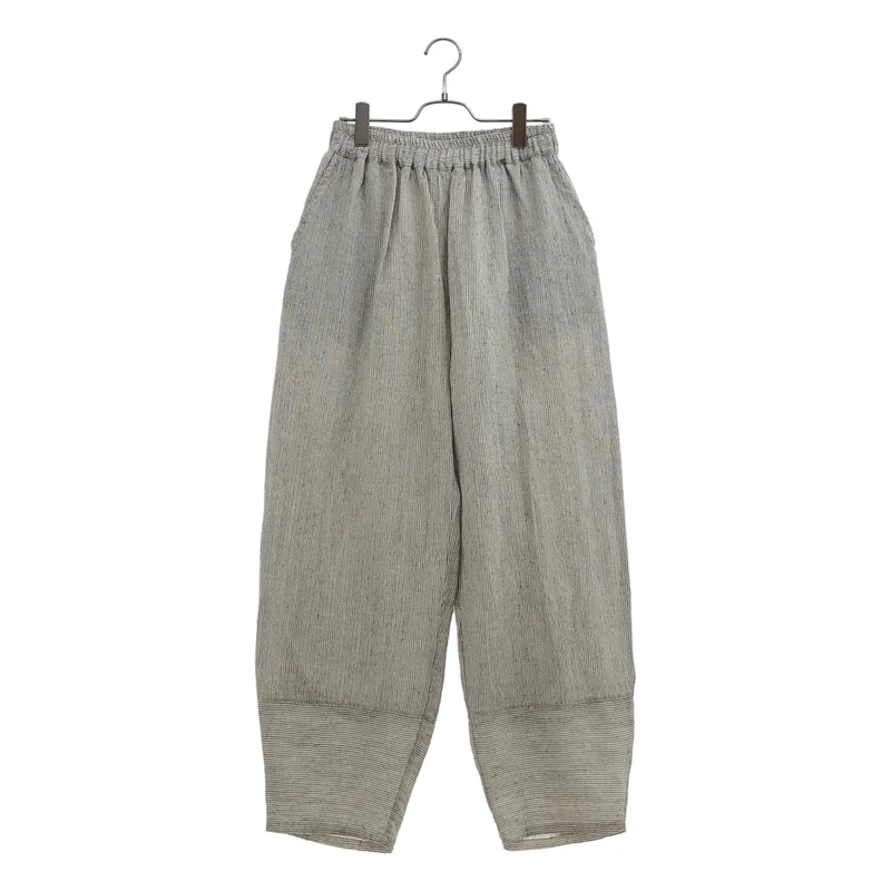 SOIL / ソイル | WOOL/LINEN STRIPE EASY PANTS パンツ | 2 | レディース