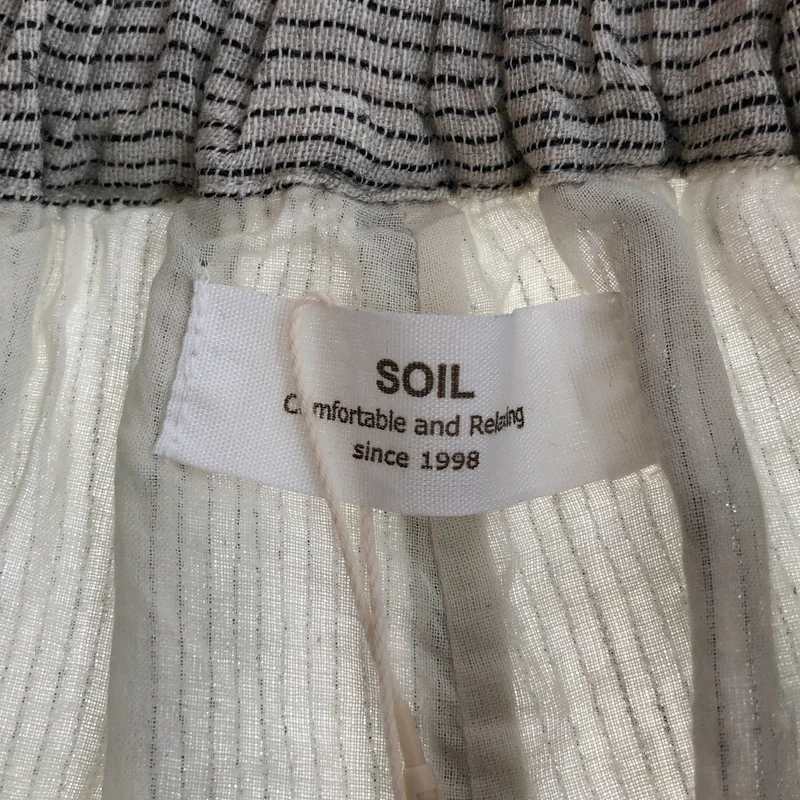SOIL / ソイル | WOOL/LINEN STRIPE EASY PANTS パンツ | 2 | レディース