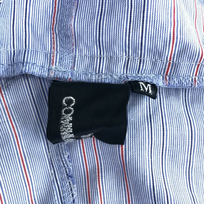 tricot COMME des GARCONS / トリココムデギャルソン | 2000AW | コットン ラウンドカラー アシンメトリーシャツ | M | レディース