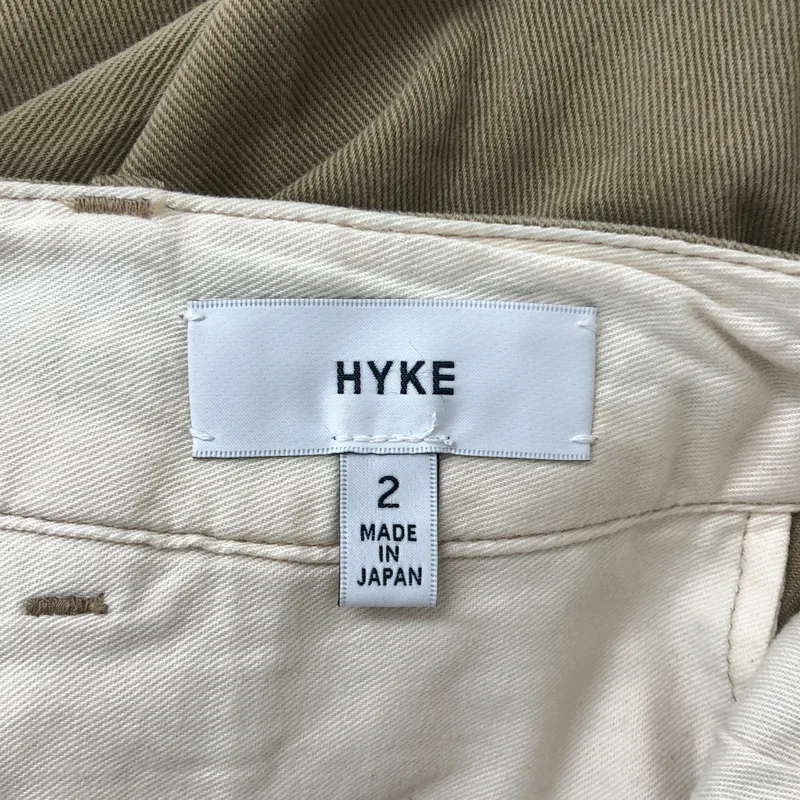 HYKE / ハイク | コットン ボタンフライ カットオフ パンツ | 2 | レディース