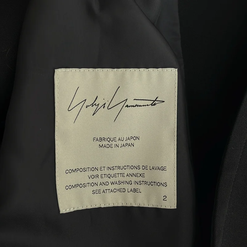 Yohji Yamamoto FEMME / ヨウジヤマモトファム | 2025AW | W/TUXEDO BACK HEM DESIGN コート | 2 | レディース