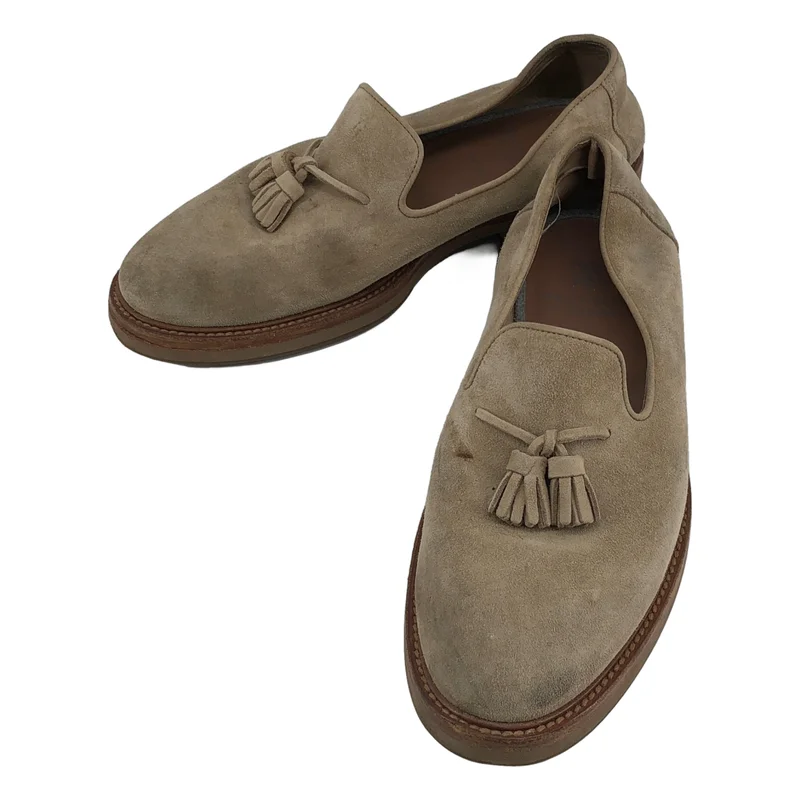 BRUNELLO CUCINELLI / ブルネロクチネリ | スエード タッセルローファー | 42 | メンズ