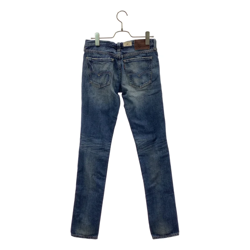 Levi's / リーバイス | 606 ロゴレザーパッチ デニムパンツ | 27 | レディース
