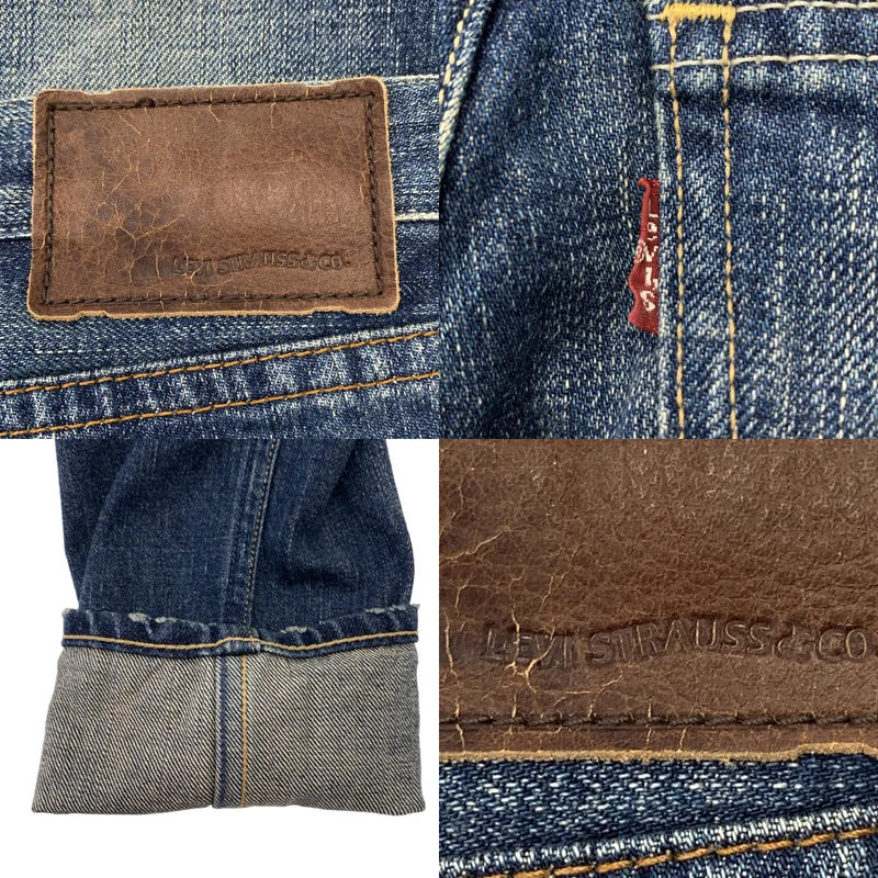 Levi's / リーバイス | 606 ロゴレザーパッチ デニムパンツ | 27 | レディース