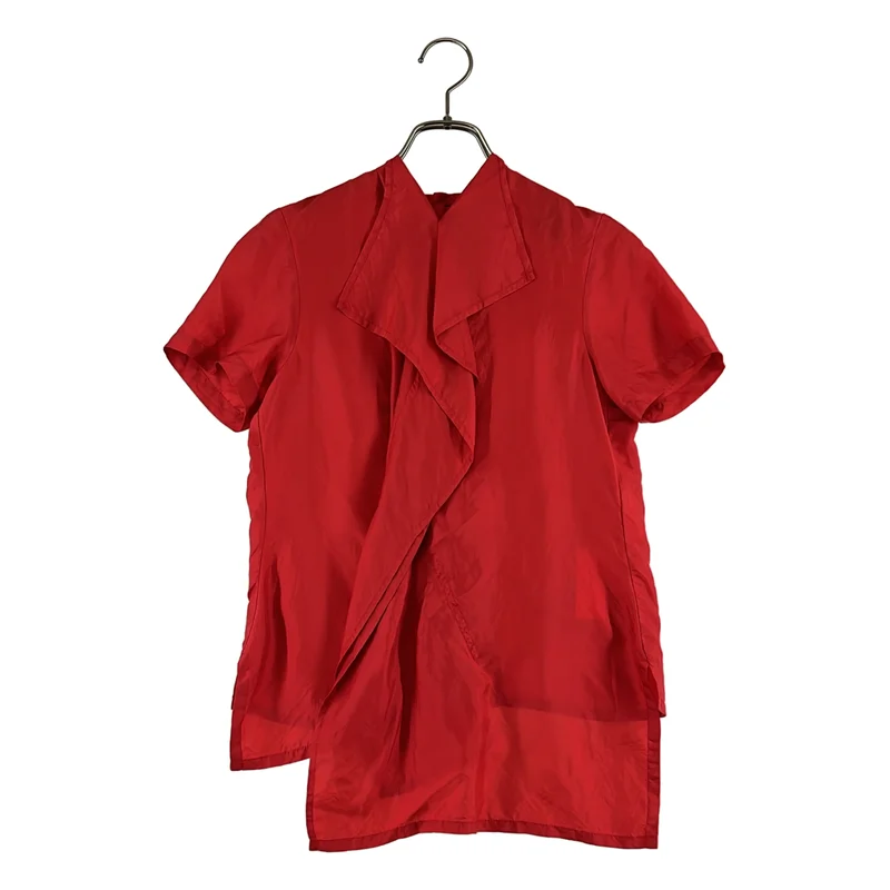 tricot COMME des GARCONS / トリココムデギャルソン | 1996SS | キュプラ 変形 アシンメトリー フリル ブラウス |