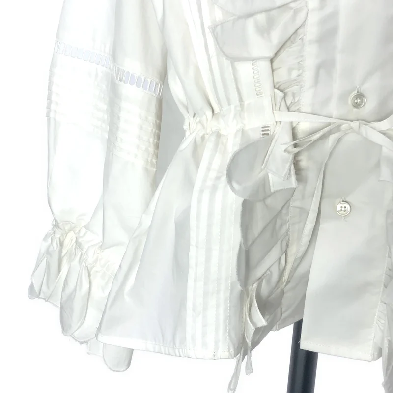 JUN MIKAMI / ジュンミカミ | 2025AW | コットン ラッフルシャツ |