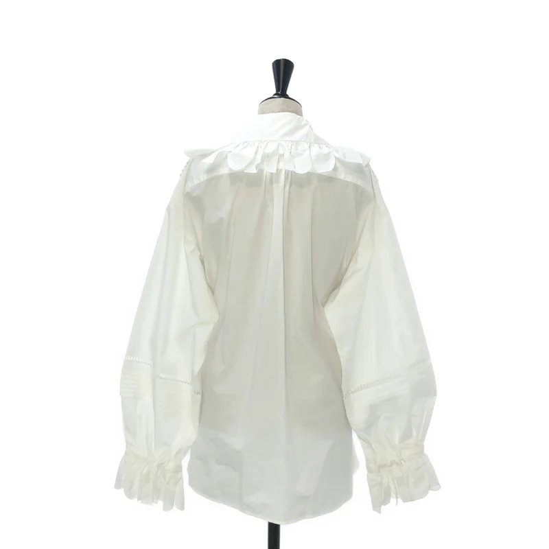 JUN MIKAMI / ジュンミカミ | 2025AW | コットン ラッフルシャツ |