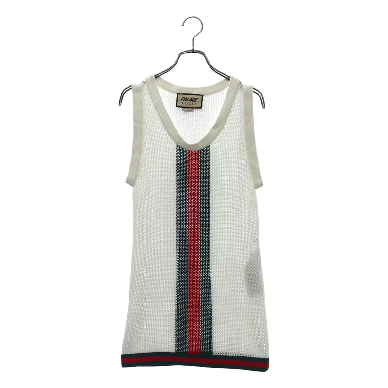 GUCCI / グッチ | × Palace ウェブライン メッシュ トップス  723922 XKCVJ | XS | レディース