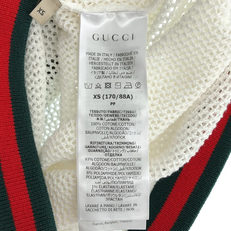 GUCCI / グッチ | × Palace ウェブライン メッシュ トップス  723922 XKCVJ | XS | レディース