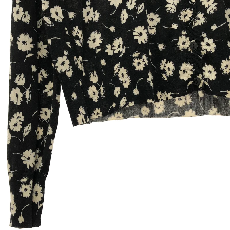 DOLCE＆GABBANA / ドルチェ＆ガッバーナ | カシミヤ シルク レース カーディガン | 46 | レディース