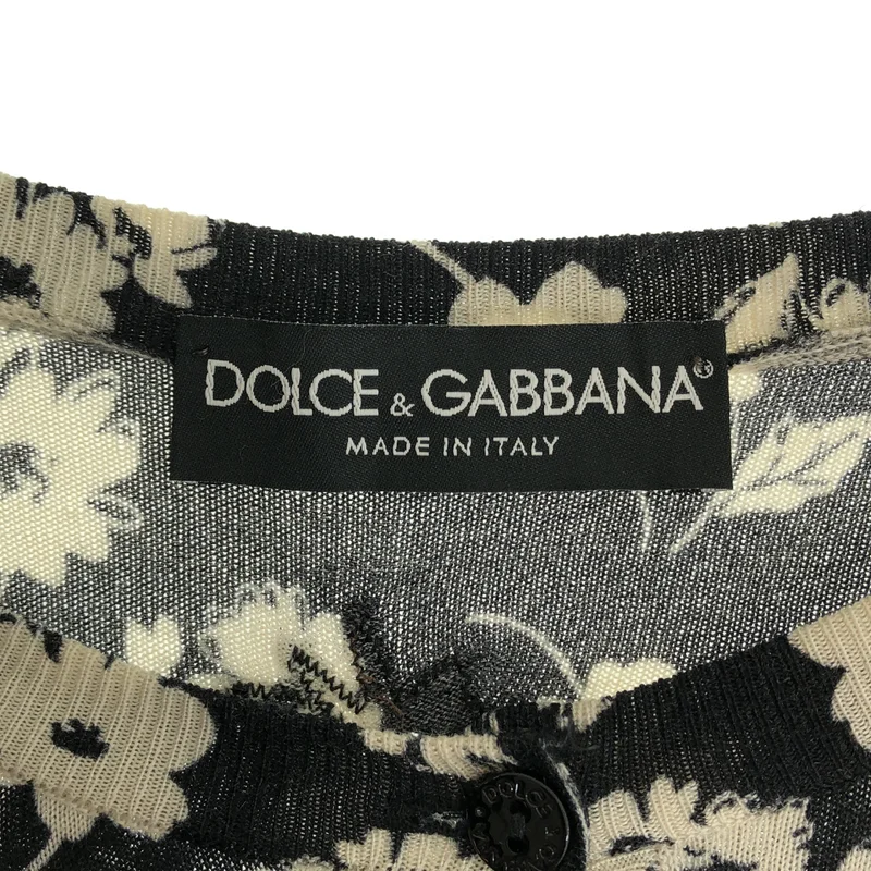 DOLCE＆GABBANA / ドルチェ＆ガッバーナ | カシミヤ シルク レース カーディガン | 46 | レディース