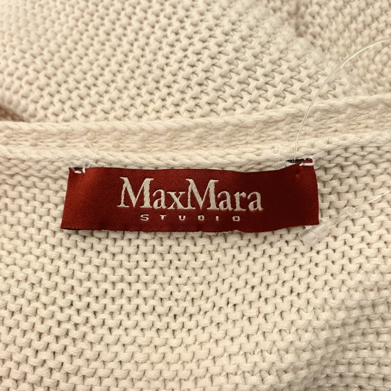 MAX MARA STUDIO / マックスマーラステュディオ | シルク リネン ニット カーディガン | S | レディース