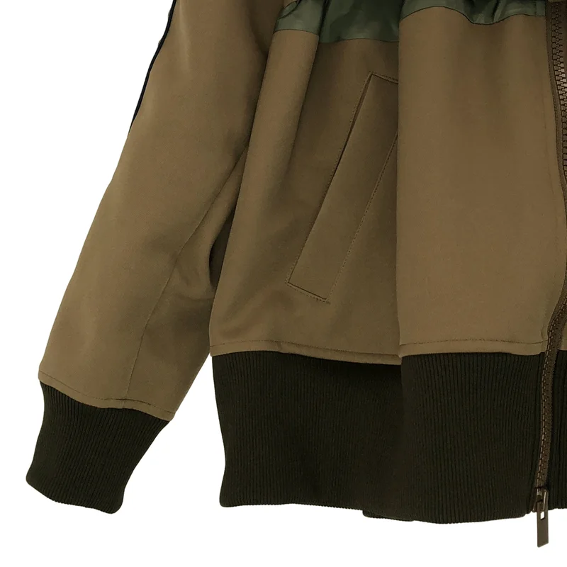 sacai / サカイ | Technical Jersey Zip Up Blouson ブルゾン ジャケット | 1 | レディース
