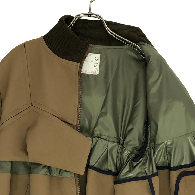 sacai / サカイ | Technical Jersey Zip Up Blouson ブルゾン ジャケット | 1 | レディース