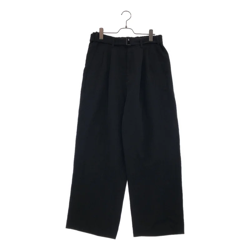 CORNIER / コルニエ | SILK/LINEN FADED GABARDINE PANTS シルクリネン イージーパンツ | L | メンズ