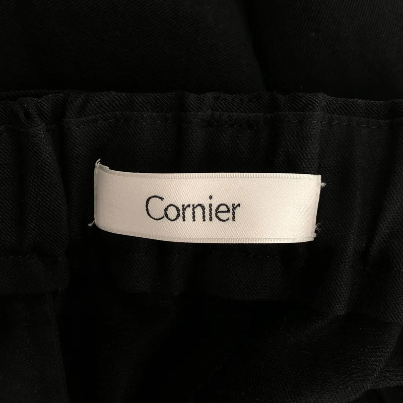 CORNIER / コルニエ | SILK/LINEN FADED GABARDINE PANTS シルクリネン イージーパンツ | L | メンズ