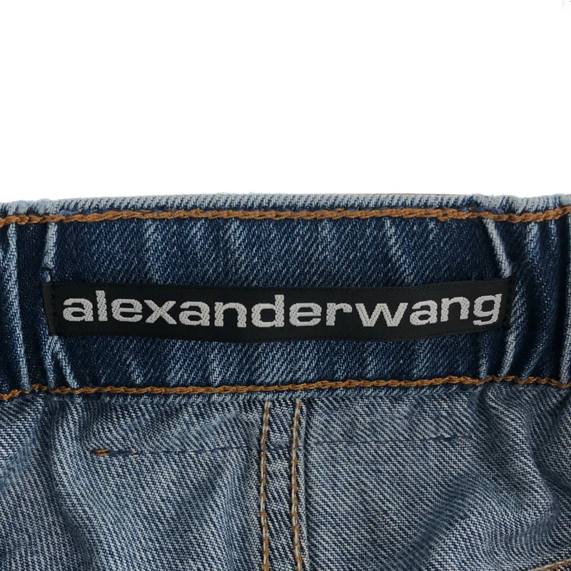 ALEXANDER WANG / アレキサンダーワン | ロゴエンボス バルーン デニム パンツ | 23 | レディース