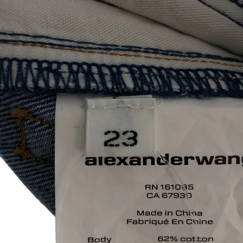 ALEXANDER WANG / アレキサンダーワン | ロゴエンボス バルーン デニム パンツ | 23 | レディース
