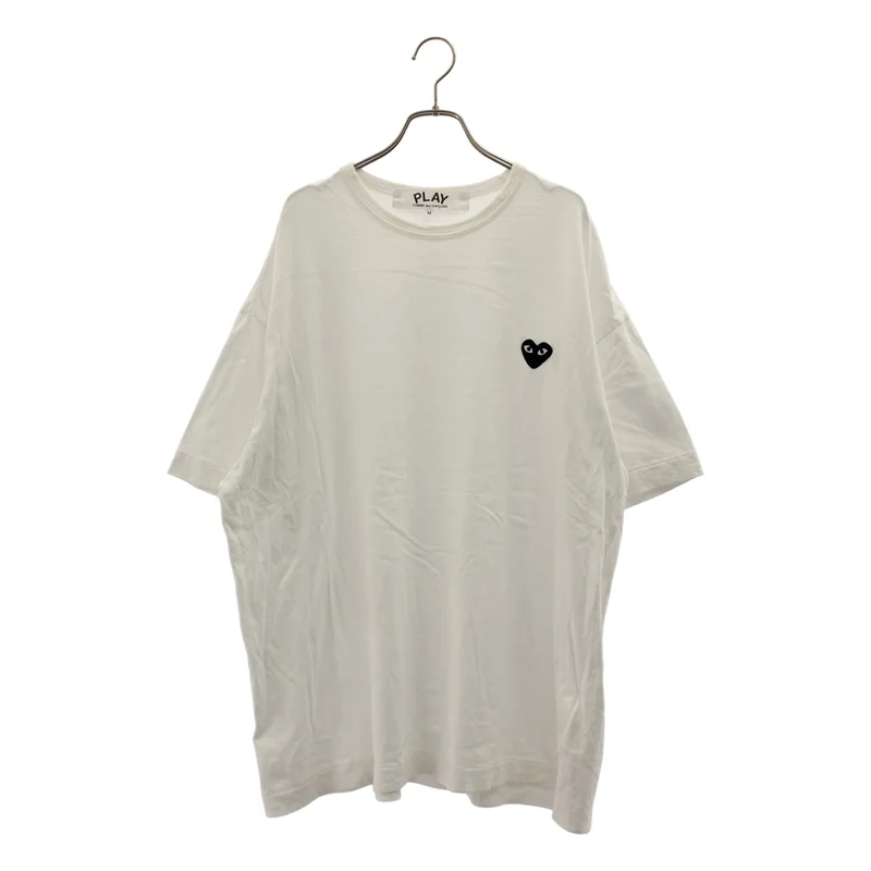 PLAY COMME des GARCONS / プレイコムデギャルソン | 2021 | ハートワッペン ロゴ オーバーシルエット Tシャツ カットソー | M | メンズ