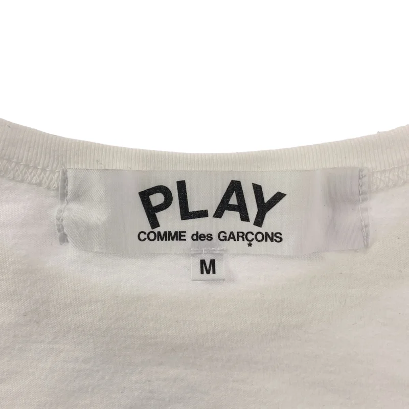 PLAY COMME des GARCONS / プレイコムデギャルソン | 2021 | ハートワッペン ロゴ オーバーシルエット Tシャツ カットソー | M | メンズ