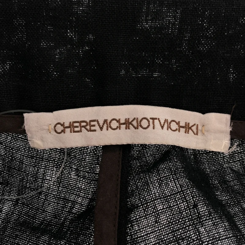 Cherevichkiotvichki / チェレビチキオビチキ | リネン サイドアジャスター パンツ |