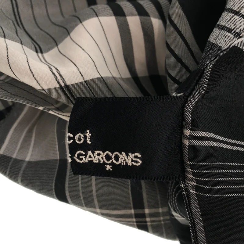 tricot COMME des GARCONS / トリココムデギャルソン | 1992AW | レーヨン チェック アシンメトリー キャミワンピース | M | レディース